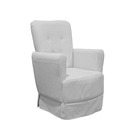 Poltrona De Amamentação Balanço Lis Puff - Blissbaby Linho Ci