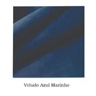 Poltrona De Amamentação Balanço Stella Veludo Azul Marinho -