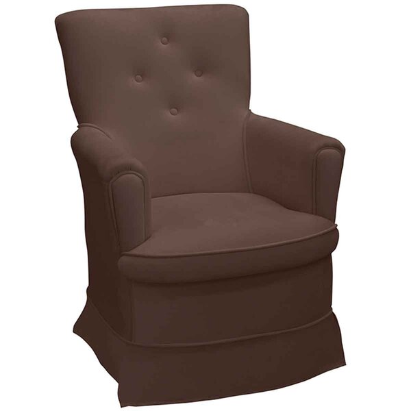 Poltrona De Amamentação Balanço Stella Veludo Capuccino - Cas