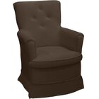 Poltrona De Amamentação Balanço Stella Veludo Marrom - Casa C