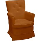 Poltrona De Amamentação Balanço Stella Veludo Terracota - Cas