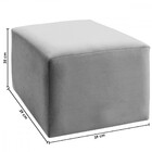 Poltrona De Amamentação Balanço Ternura Puff Veludo Chumbo