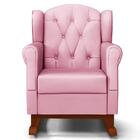 Poltrona De Amamentação Base Madeira Balanço Lucy Z39 Sintéti