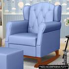 Poltrona De Amamentação Base Madeira Balanço Lucy Z39 Sintéti