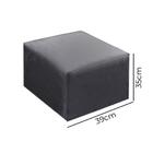 Poltrona De Amamentação Cadeira De Balanço Com Puff Cinza