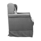 Poltrona De Amamentação Cadeira De Balanço Com Puff Ternura V