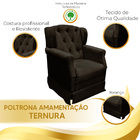 Poltrona De Amamentação Cadeira De Balanço Quarto Bebê Ternur