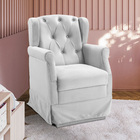 Poltrona De Amamentação Cadeira De Balanço Quarto Bebê Ternur