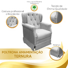 Poltrona De Amamentação Cadeira De Balanço Quarto Bebê Ternur