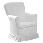 Poltrona De Amamentação Com Balanço Aconchego Branca