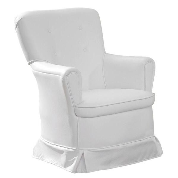 Poltrona De Amamentação Com Balanço Aconchego Branca