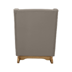 Poltrona De Amamentação Com Balanço E Puff Ariely Veludo F06