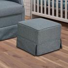 Poltrona De Amamentação Com Balanço E Puff Chumbo Mpozenato