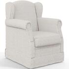 Poltrona De Amamentação Com Balanço E Puff Elisa P02 Bouclê -