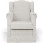 Poltrona De Amamentação Com Balanço E Puff Elisa P02 Bouclê -