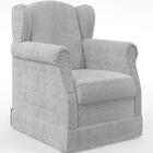 Poltrona De Amamentação Com Balanço E Puff Elisa P02 Bouclê -