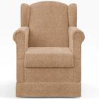 Poltrona De Amamentação Com Balanço E Puff Elisa P02 Bouclê -