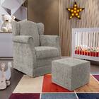 Poltrona De Amamentação Com Balanço E Puff Elisa P02 Bouclê B