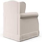 Poltrona De Amamentação Com Balanço E Puff Elisa P02 Linho -