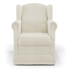 Poltrona De Amamentação Com Balanço E Puff Elisa P02 Linho Ch