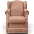 Poltrona De Amamentação Com Balanço E Puff Elisa P02 Linho Ro