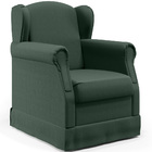 Poltrona De Amamentação Com Balanço E Puff Elisa P02 Linho Ve