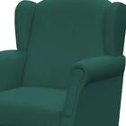 Poltrona De Amamentação Com Balanço E Puff Elisa P02 Suede -