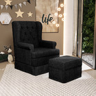 Poltrona De Amamentação Com Balanço E Puff Helena P02 Capiton