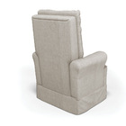 Poltrona De Amamentação Com Balanço E Puff Laura Linho Prata