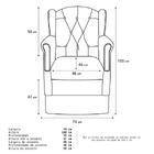 Poltrona De Amamentação Com Balanço E Puff Lívia Linho Cinza