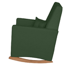 Poltrona De Amamentação Com Balanço E Puff Lizzi Bouclê F06 -