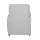 Poltrona De Amamentação Com Balanço E Puff Lizzi Linho F06 -