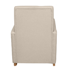 Poltrona De Amamentação Com Balanço E Puff Lizzi Linho F06 -