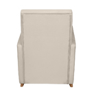 Poltrona De Amamentação Com Balanço E Puff Lizzi Veludo Off W