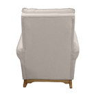 Poltrona De Amamentação Com Balanço E Puff Manu Linho Base De