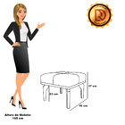 Poltrona De Amamentação Com Balanço E Puff Manu Veludo Rosê T