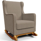 Poltrona De Amamentação Com Balanço E Puff Mavie L02 Bouclê B