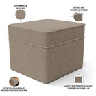 Poltrona De Amamentação Com Balanço E Puff Mavie L02 Bouclê B