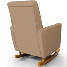 Poltrona De Amamentação Com Balanço E Puff Ravena W01 Linho B