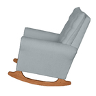 Poltrona De Amamentação Com Balanço E Puff Thaila Bouclê M13