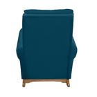 Poltrona De Amamentação Com Balanço E Puff Thaila Veludo M13