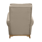 Poltrona De Amamentação Com Balanço E Puff Thaila Veludo M13