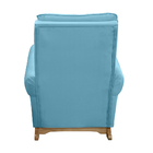 Poltrona De Amamentação Com Balanço E Puff Thaila Veludo M13