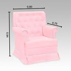 Poltrona De Amamentação Com Balanço Giulia Rosa E Branco