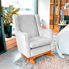 Poltrona De Amamentação Com Balanço Hope Para Quarto De Bebê