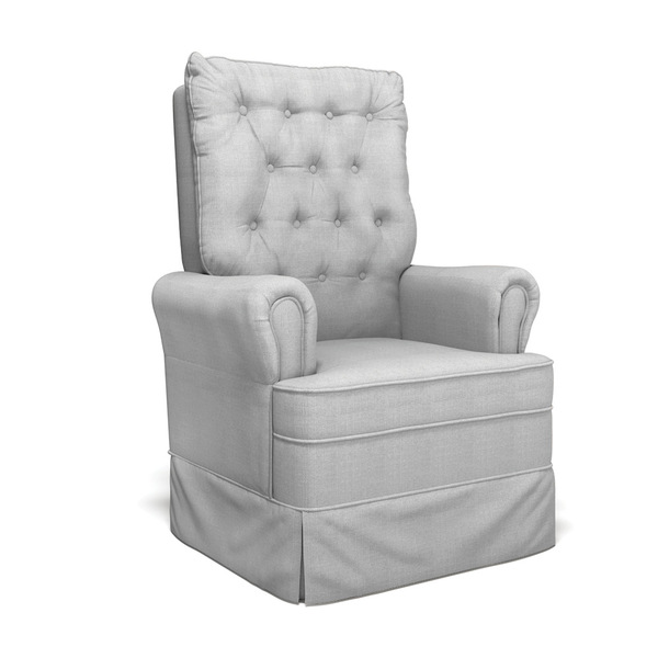 Poltrona De Amamentação Com Balanço Laura Linho Base De Madei