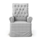 Poltrona De Amamentação Com Balanço Laura Linho Base De Madei