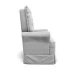 Poltrona De Amamentação Com Balanço Laura Suede Cinza Tc192 B