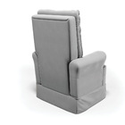 Poltrona De Amamentação Com Balanço Laura Suede Cinza Tc192 B