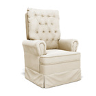 Poltrona De Amamentação Com Balanço Laura Veludo Base De Made